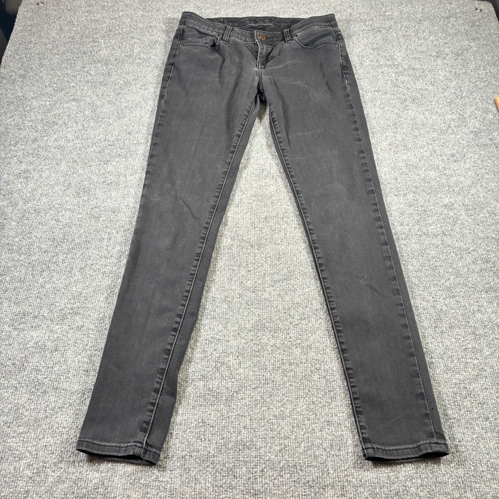 Buckle Black Skinny Jeans Womens 28x32 Gray Mid Rise Stretch Denim